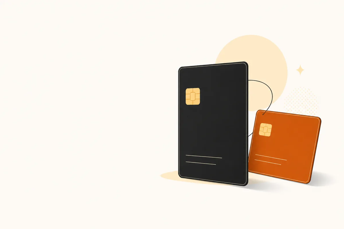 メインカードとサブカードの役割を示すイメージ